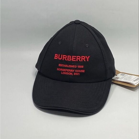 Burberry Horseferry-Motif Canvas Baseball Cap size S - Picture 3 of 9